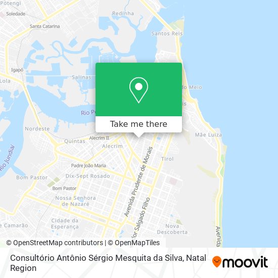 Consultório Antônio Sérgio Mesquita da Silva map