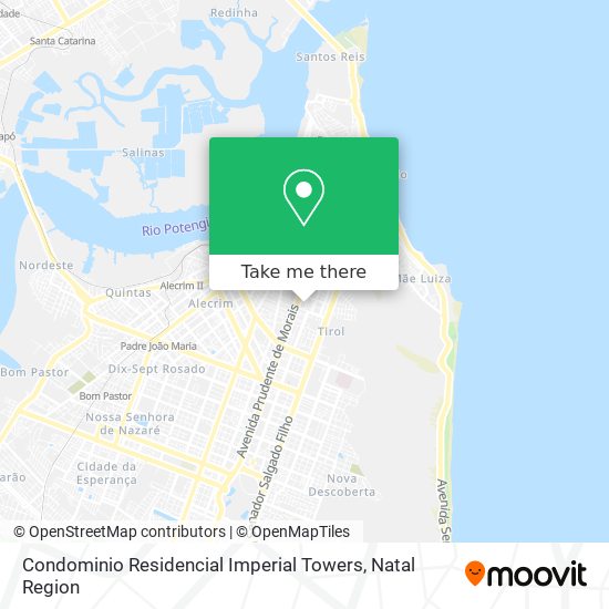 Condominio Residencial Imperial Towers map