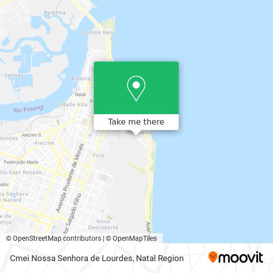 Cmei Nossa Senhora de Lourdes map