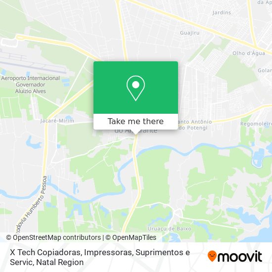 X Tech Copiadoras, Impressoras, Suprimentos e Servic map