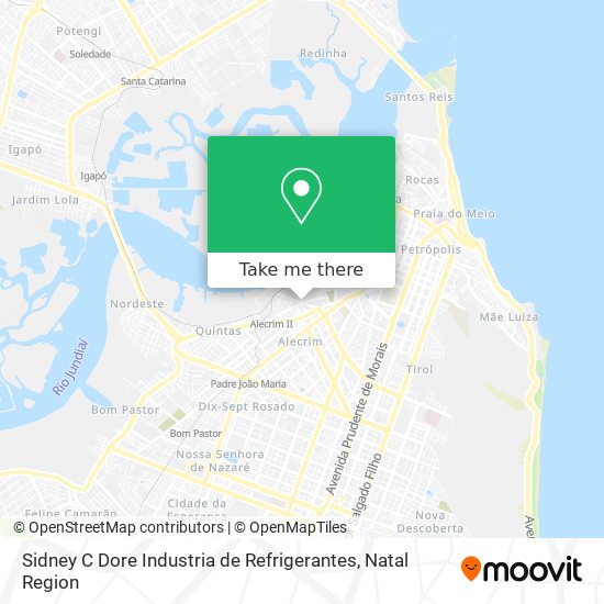 Mapa Sidney C Dore Industria de Refrigerantes