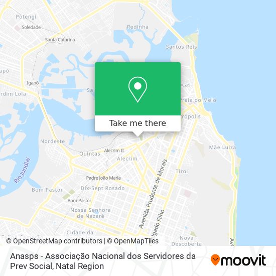 Anasps - Associação Nacional dos Servidores da Prev Social map