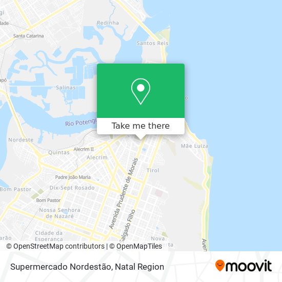 Supermercado Nordestão map