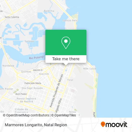 Marmores Longarito map