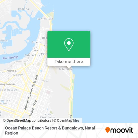Ocean Palace Beach Resort & Bungalows map
