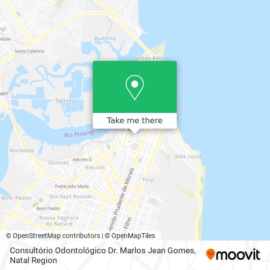 Consultório Odontológico Dr. Marlos Jean Gomes map