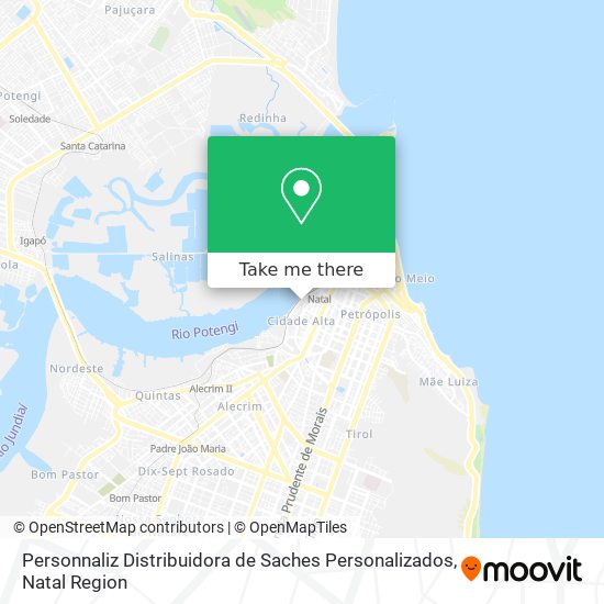 Mapa Personnaliz Distribuidora de Saches Personalizados