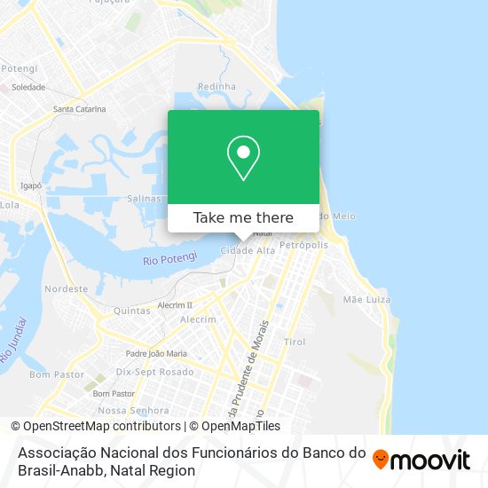 Associação Nacional dos Funcionários do Banco do Brasil-Anabb map