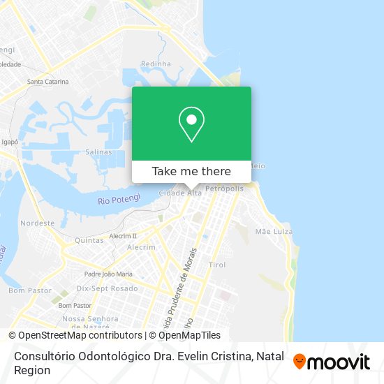 Consultório Odontológico Dra. Evelin Cristina map