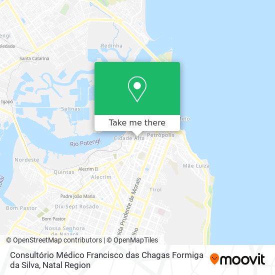 Consultório Médico Francisco das Chagas Formiga da Silva map
