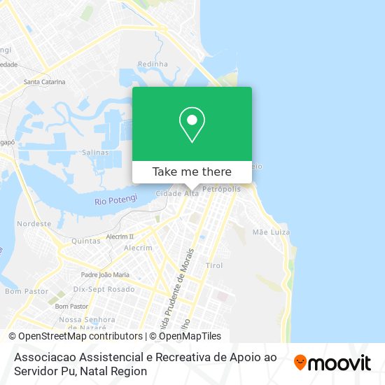 Associacao Assistencial e Recreativa de Apoio ao Servidor Pu map