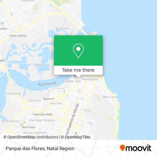 Parque das Flores map