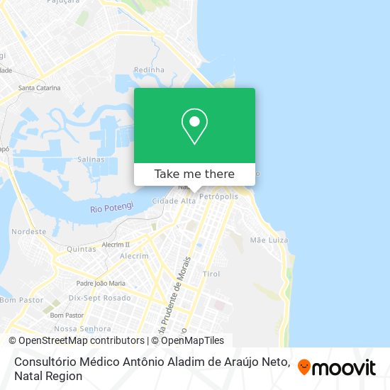 Consultório Médico Antônio Aladim de Araújo Neto map