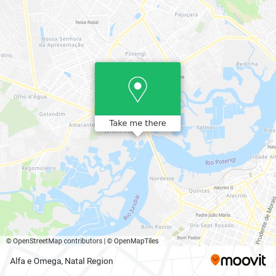 How to get to Alfa e Omega in Jardim Lola by Bus?