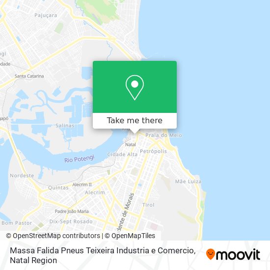 Massa Falida Pneus Teixeira Industria e Comercio map