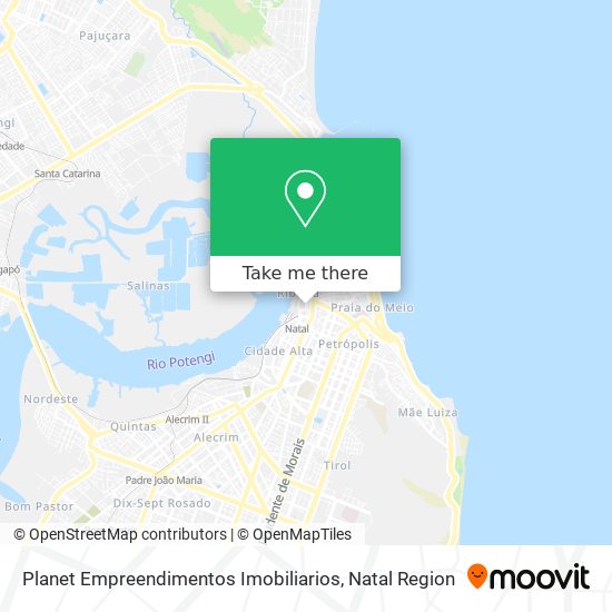 Planet Empreendimentos Imobiliarios map