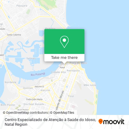 Centro Especializado de Atenção à Saúde do Idoso map