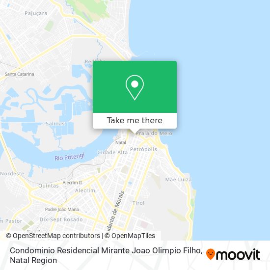 Condominio Residencial Mirante Joao Olimpio Filho map