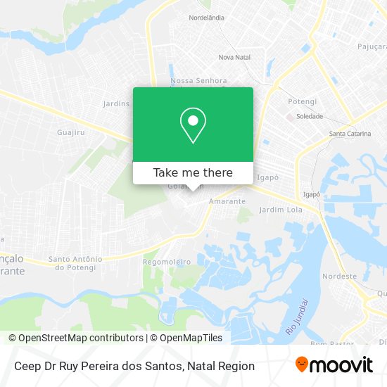 Ceep Dr Ruy Pereira dos Santos map