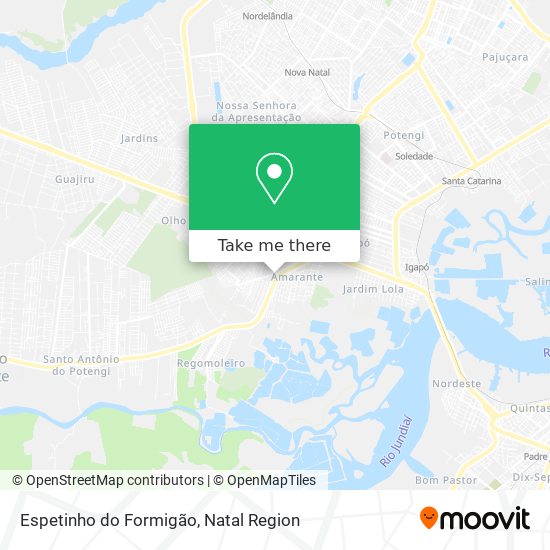 Espetinho do Formigão map