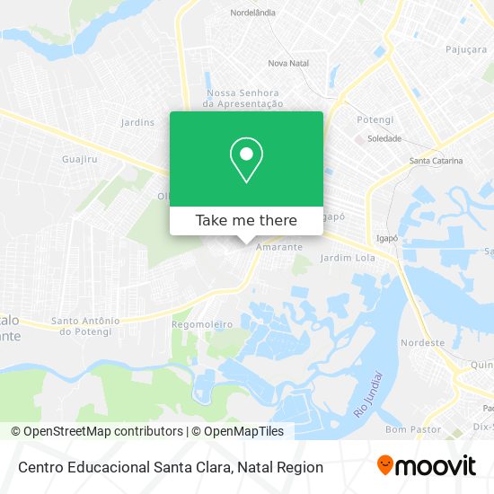 Centro Educacional Santa Clara map
