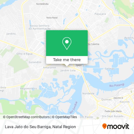 Lava Jato do Seu Barriga map