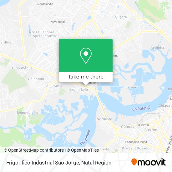 Mapa Frigorifico Industrial Sao Jorge