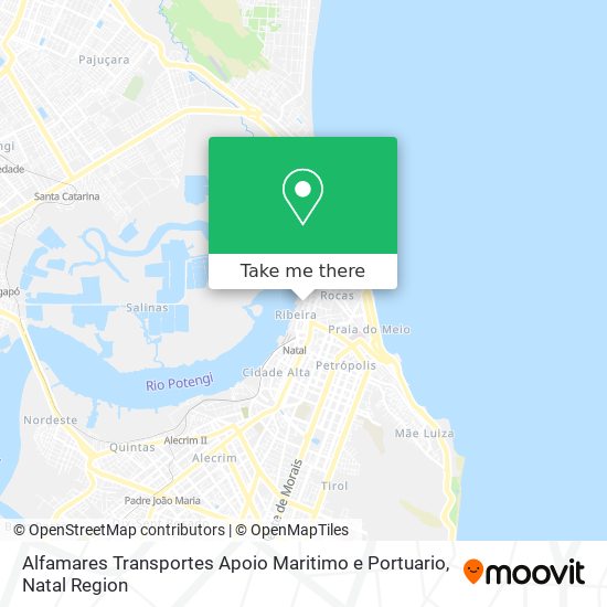 Alfamares Transportes Apoio Maritimo e Portuario map