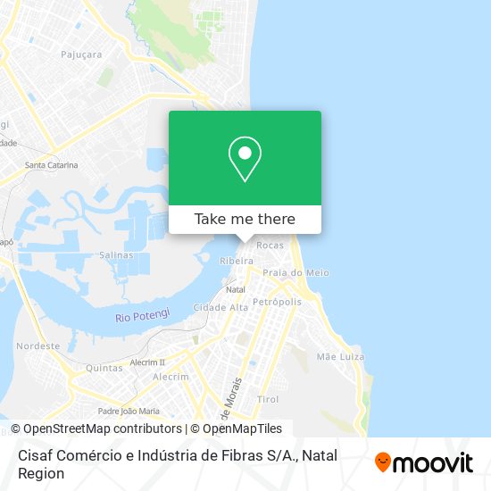 Cisaf Comércio e Indústria de Fibras S / A. map