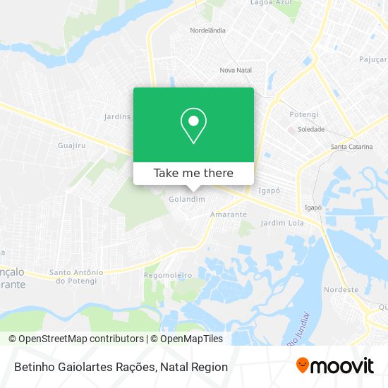Betinho Gaiolartes Rações map