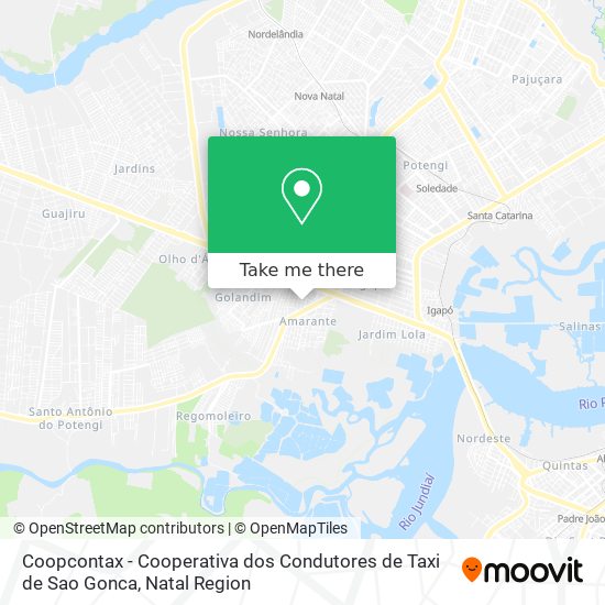 Coopcontax - Cooperativa dos Condutores de Taxi de Sao Gonca map
