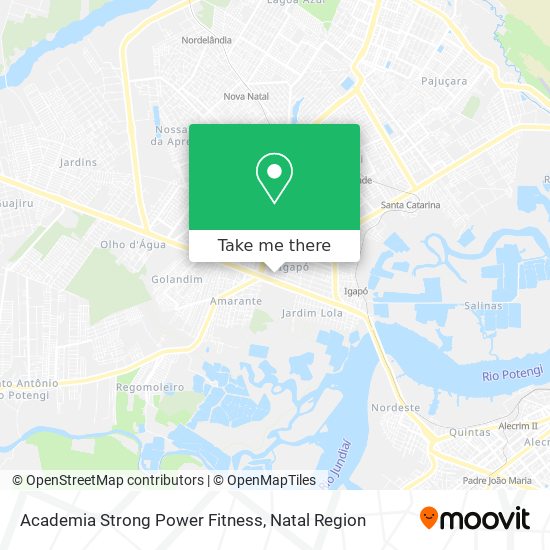 Academia Strong Power Fitness map