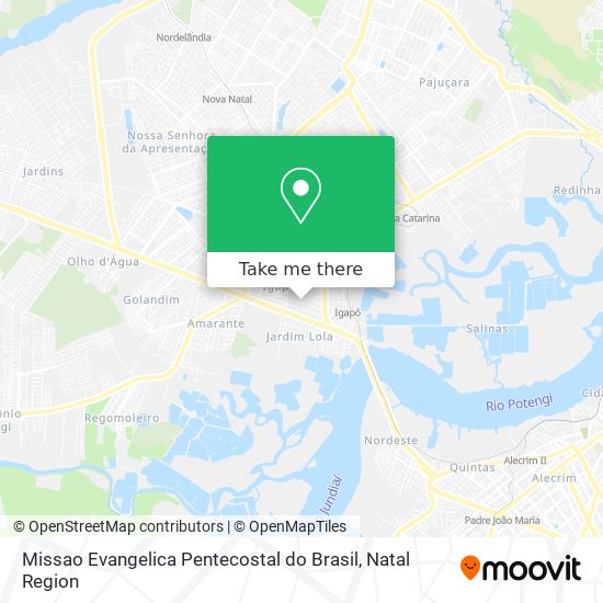 Missao Evangelica Pentecostal do Brasil map