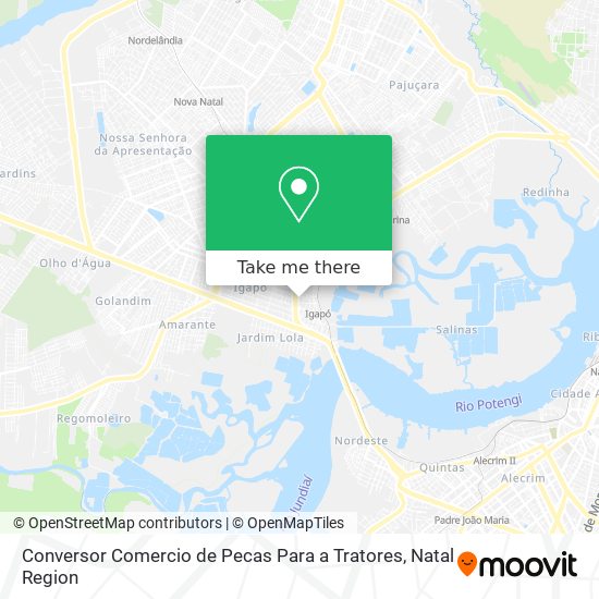 Conversor Comercio de Pecas Para a Tratores map