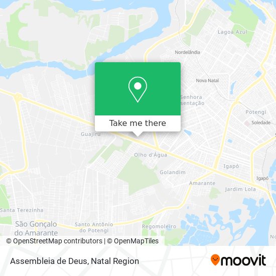 Assembleia de Deus map