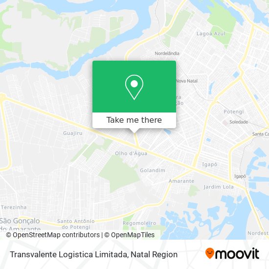 Transvalente Logistica Limitada map