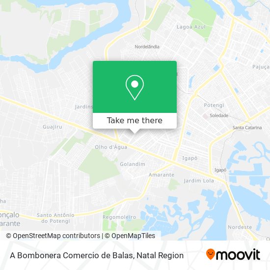 A Bombonera Comercio de Balas map