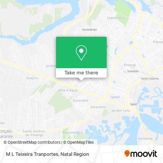 M L Teixeira Tranportes map