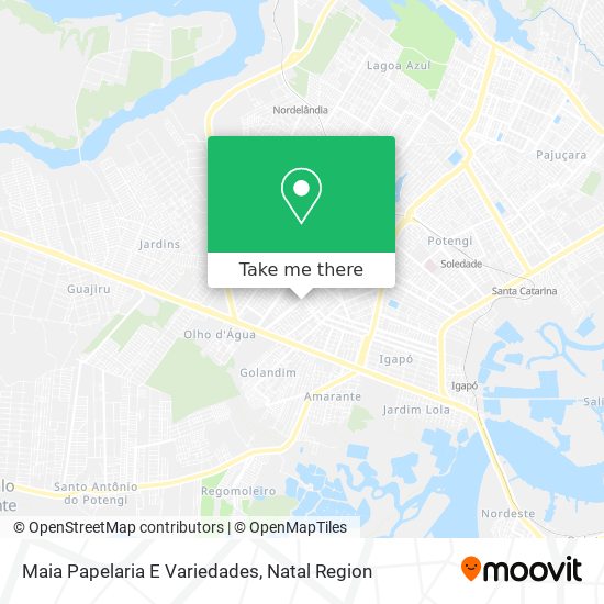 Maia Papelaria E Variedades map
