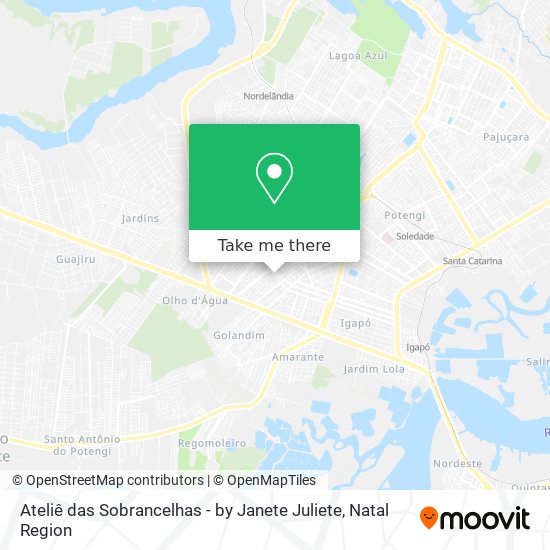 Ateliê das Sobrancelhas - by Janete Juliete map