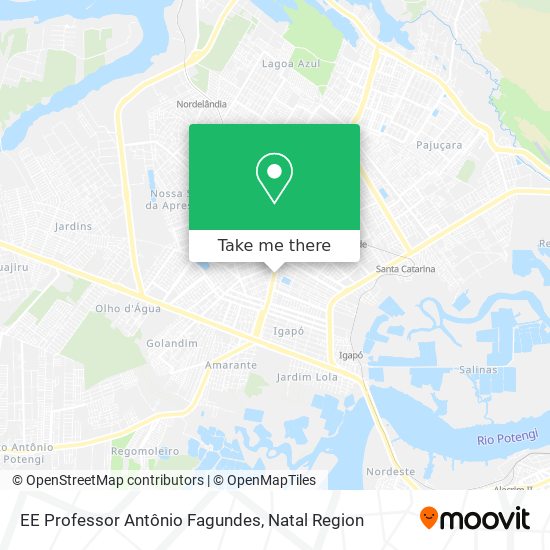 EE Professor Antônio Fagundes map