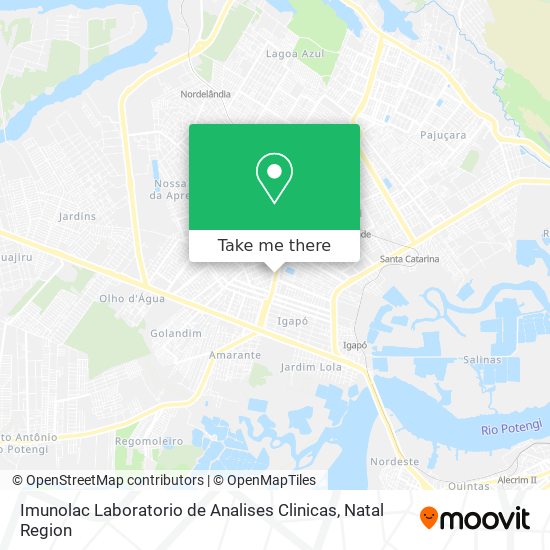 Imunolac Laboratorio de Analises Clinicas map