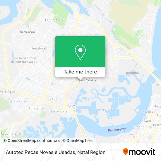 Autotec Pecas Novas e Usadas map