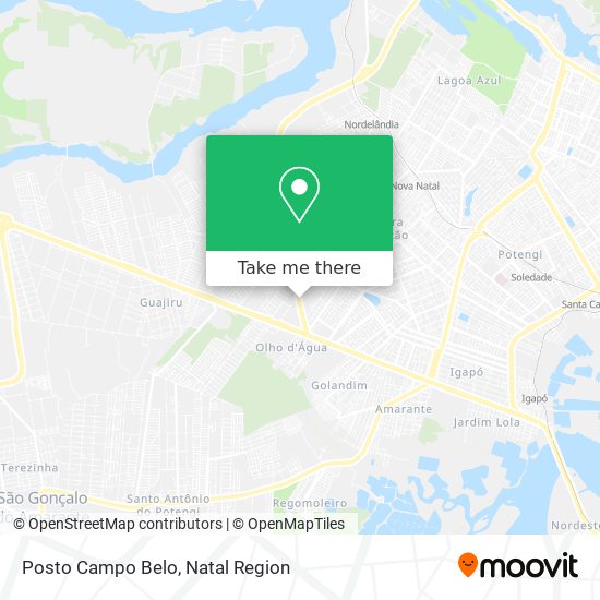 Posto Campo Belo map