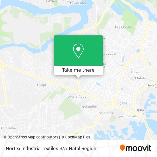 Mapa Nortex Industria Textiles S/a