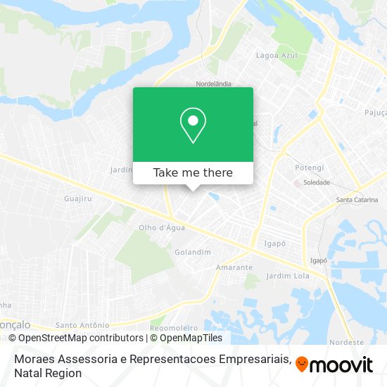 Mapa Moraes Assessoria e Representacoes Empresariais