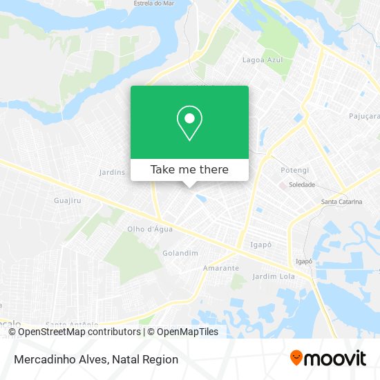 Mapa Mercadinho Alves