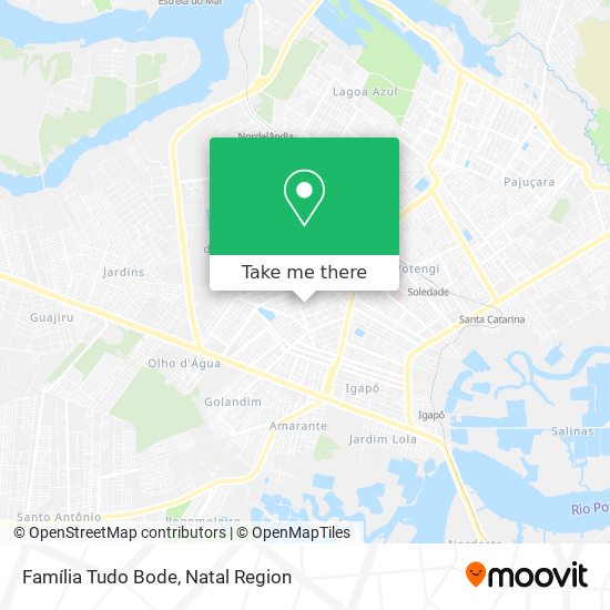 Família Tudo Bode map