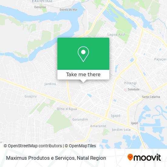 Maximus Produtos e Serviços map