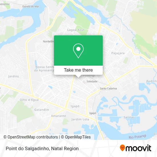 Point do Salgadinho map